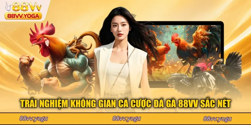 Trải nghiệm không gian cá cược đá gà 88VV sắc nét